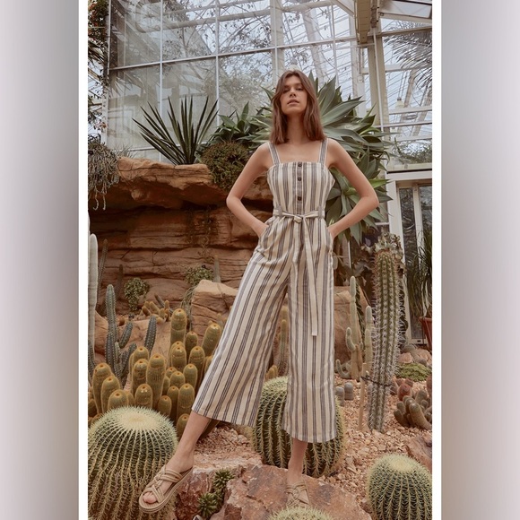 People Tree Pants - People Tree Rena Stripe Jumpsuit